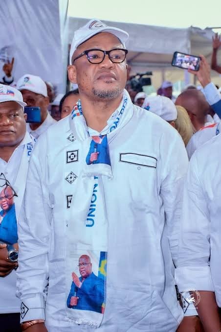 Peter Kazadi lors d’une rencontre publique